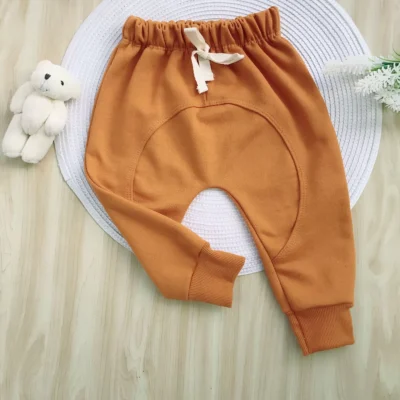 Calça Saruel Moletom Peluciado Caramelo