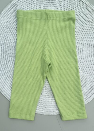 Calça Bebê Canelada Verde