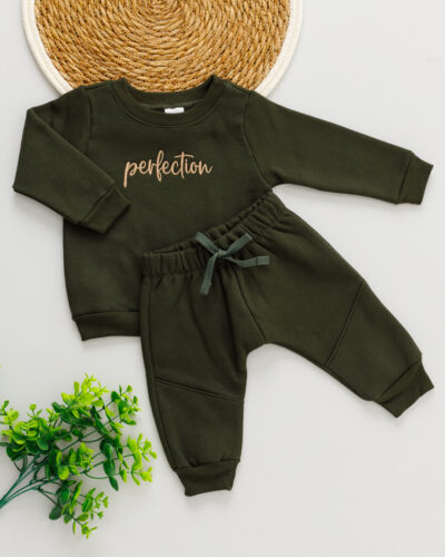 Conjunto Blusa Calça Moletom Verde Bandeira Perfection