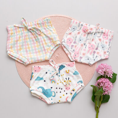 Kit 2 Tapa Fralda Bebê Sortido Menina