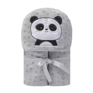 Cobertor Microfibra com Capuz Pandinha
