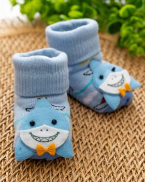Meia Fun Socks Bebê Tubarão