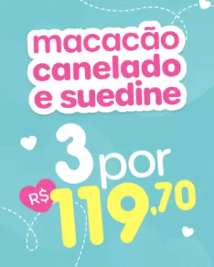 3 Macacões por 119,70