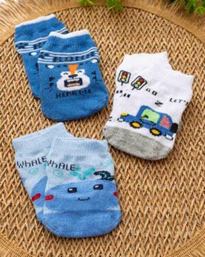 Kit 3 Meias Win Kids Bebê Carrinho