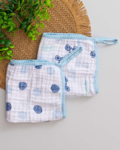 Kit 2 Paninho de Boca Bebê com Prendedor Chupeta Estampa Bicicleta