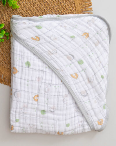 Toalha Fralda Bebê Soft Bichos